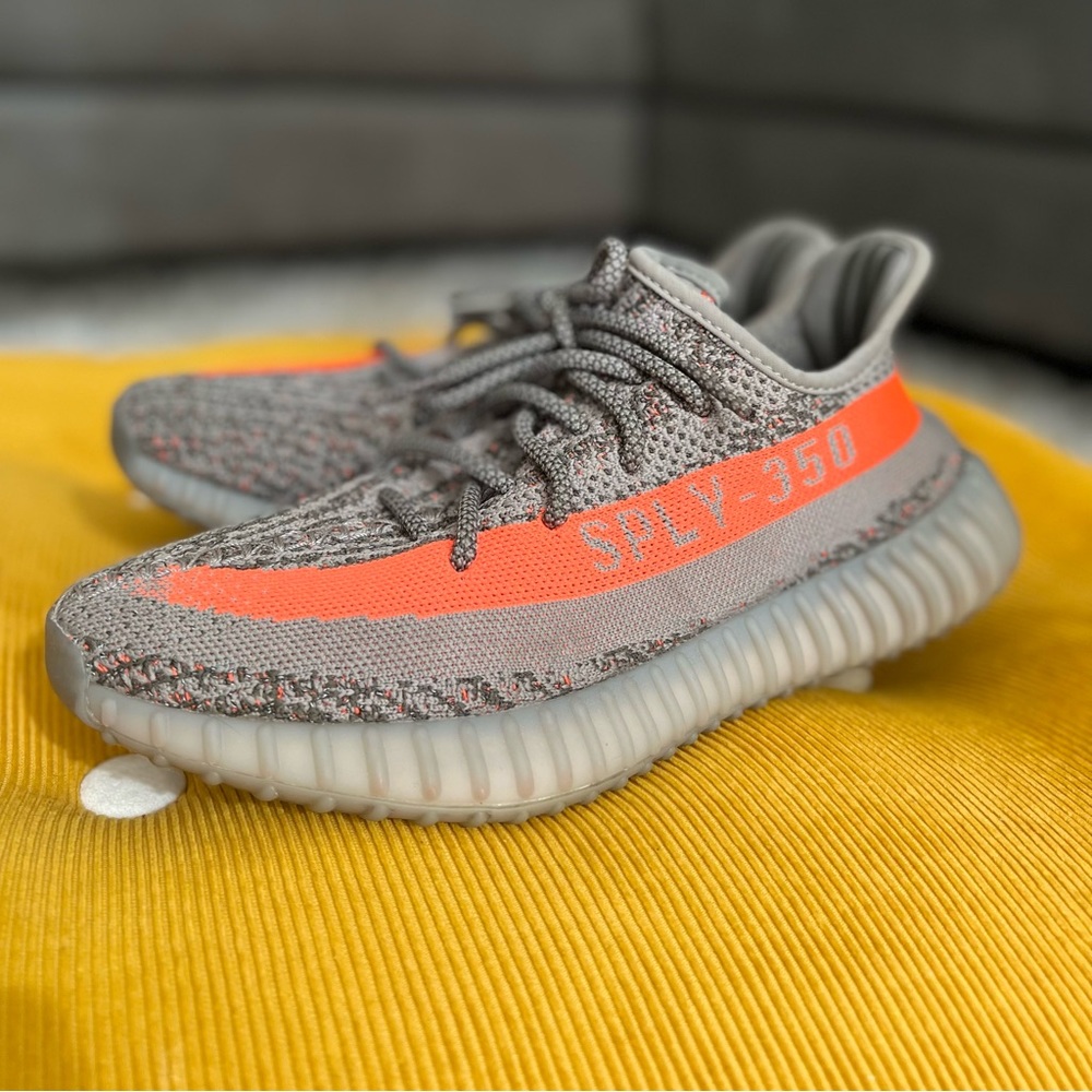 Mens 7.5 Adidas Yeezy Boost 350 V2 Beluga Sneakers Shoes